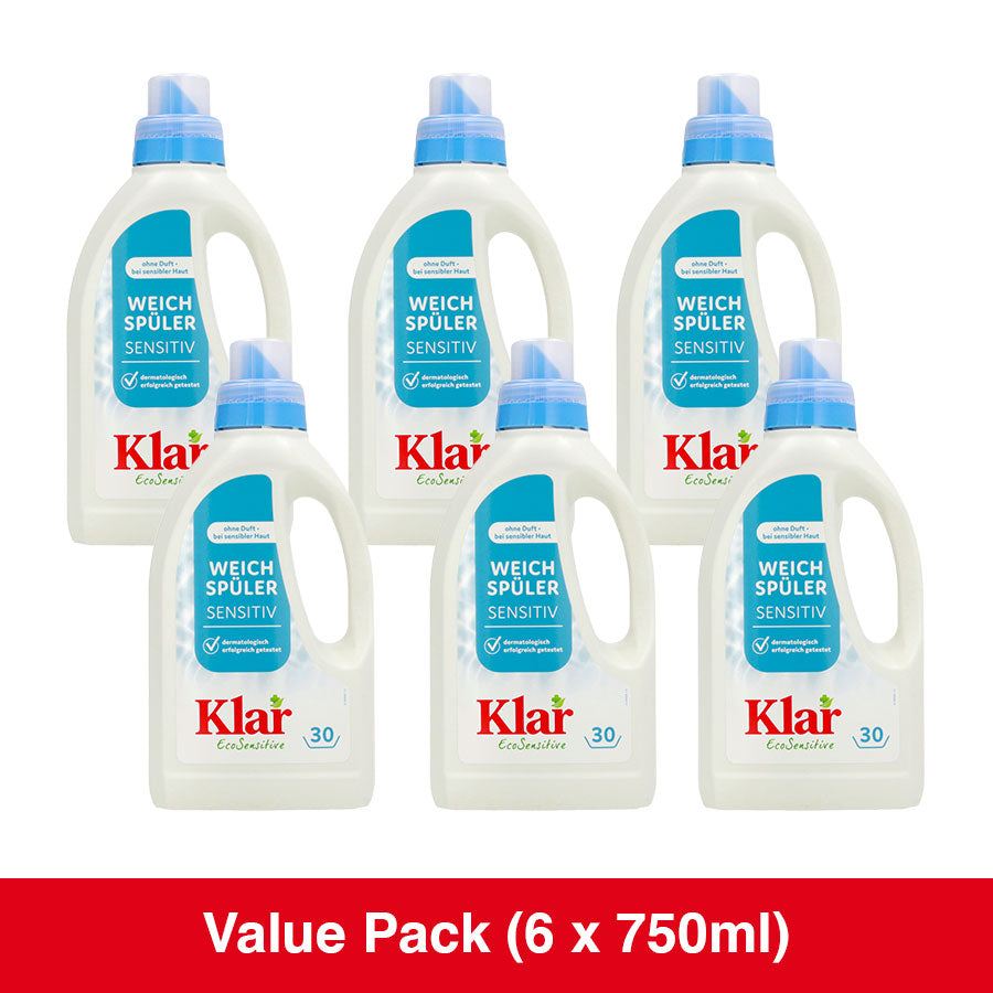 Klar Fragrance-Free Fabric Softener 750ml