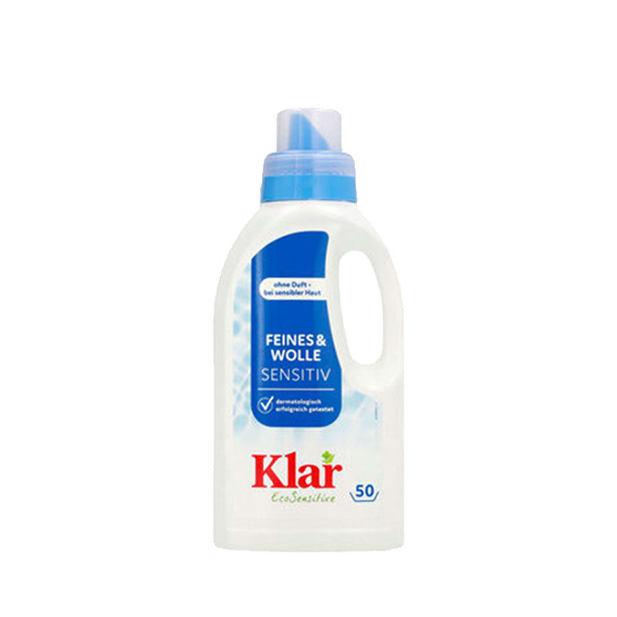 Klar Fragrance-Free Fine Fabric and Wool Liquid Detergent 500ml