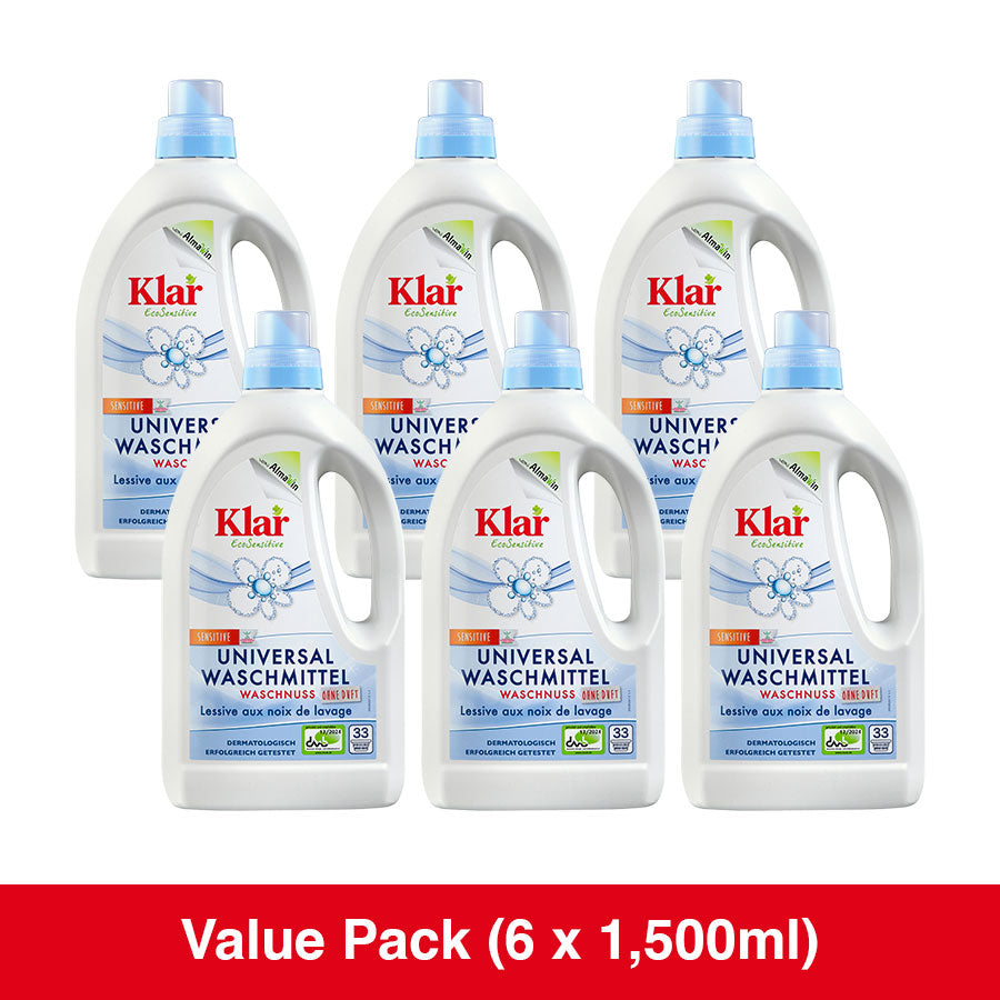 Klar Fragrance-Free Universal Laundry Detergent 1,500ml